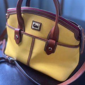 Dooney and Bourke yellow handbag